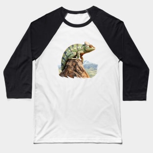 Veiled Chameleon Baseball T-Shirt